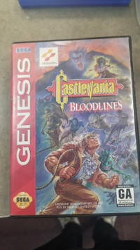 Castlevania Bloodlines Sega Genesis Game