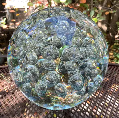 Grosse boule de verre décorative, View more