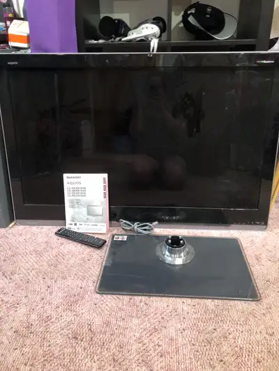 46" inch Sharp Aquos TV with detachable stand, remote, cords and manual all uincluded. Great conditi...