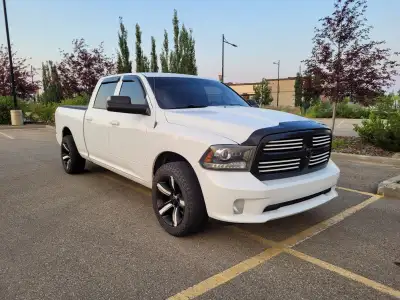 I have for sale a 2013 Ram 1500 sport, crew cab with the 6'4" bed. Has the 8 speed transmission, 4x4...
