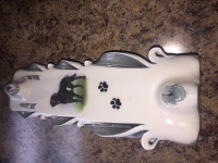 Black Lab Candle 9.5” tall