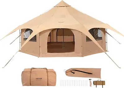 4 Season Canvas Tents, W Stove Jack, Updated Design, NEW, View more