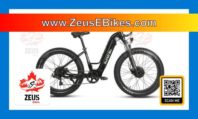 STOCK LIMITÉ! L'Eunorau Fat-AWD 2.0, COMMANDEZ! ZeusEbikes.com dans Vélos électriques  à Longueuil/Rive Sud - Image 3