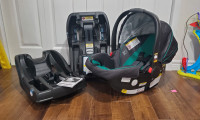 Graco SnugLock 35 Infant Car Seat + 2 bases