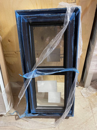 New 15”x31” sliding window basement black n white