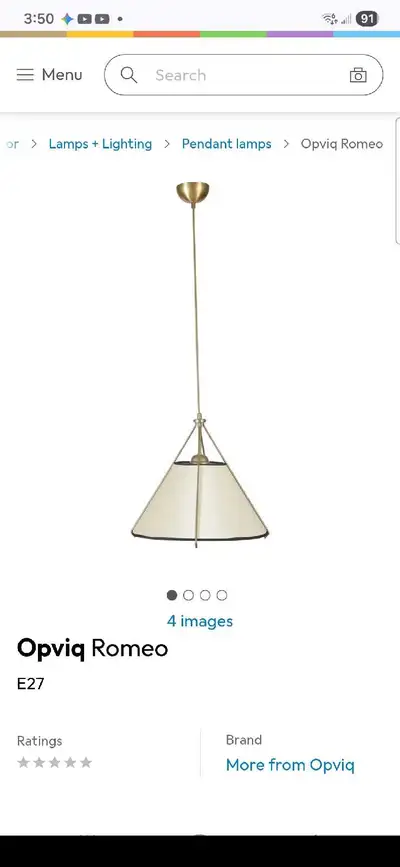 Opviq Romeo Pendant Lamp, View more
