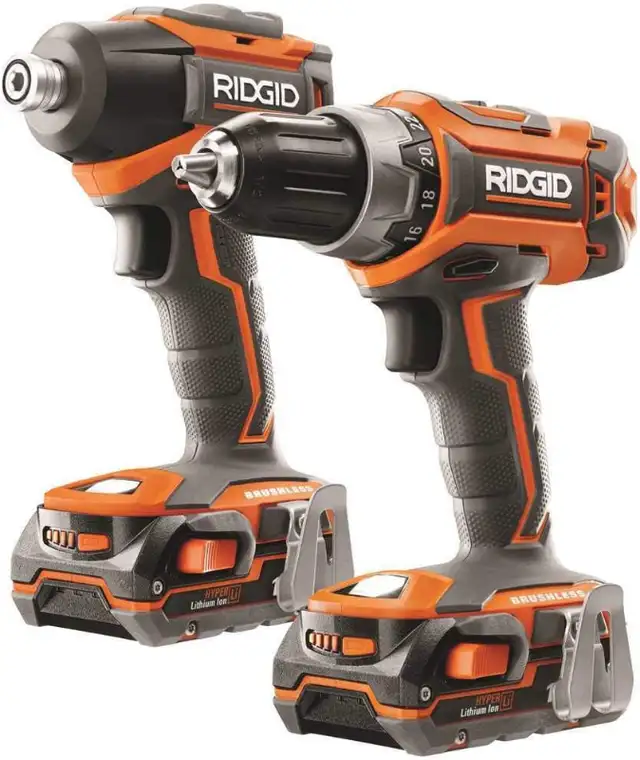 Ridgid 18V Drill Driver and Impact Driver Combo Kit - BRAND NEW in Power Tools in Mississauga / Peel Region - Image 3