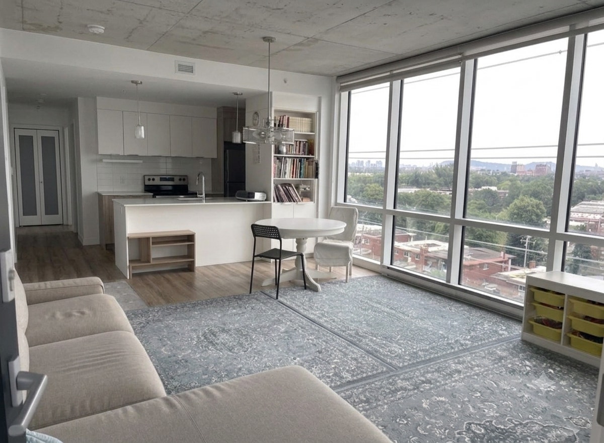 Spacious 3BR/2BA Corner Condo in Saint-Léonard – Lease Transfer — photo 1