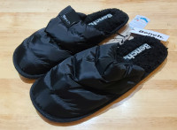 Bench Mens Sherpa Puffer Scuff Slippers