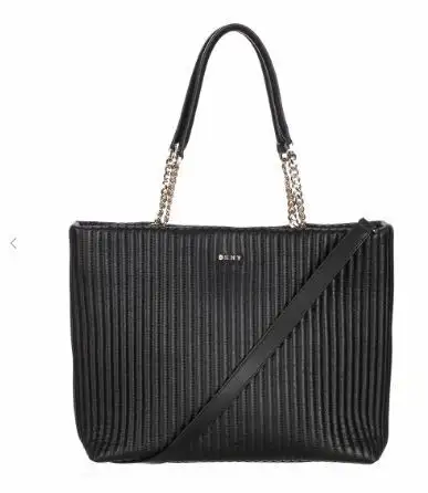 DKNY Gansevoort Leather Quilted Shopper Bag, Black, View more
