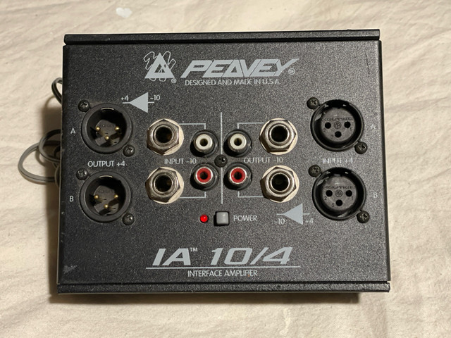 Peavey interface amplifier 10/4 in Pro Audio & Recording Equipment in Bedford