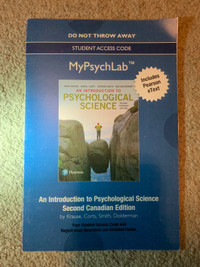 An Introduction to Psychological Science access code