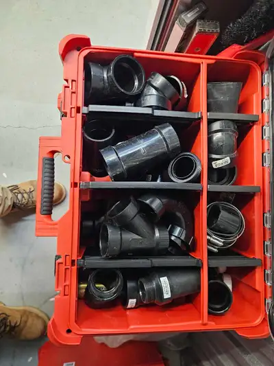 milwaukee packout with fittings ABS/ copper/ brass/ pex, View more