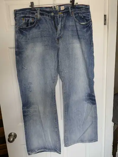 Vintage Guess Cliff bootcut men's jeans faded distressed size 38, View more