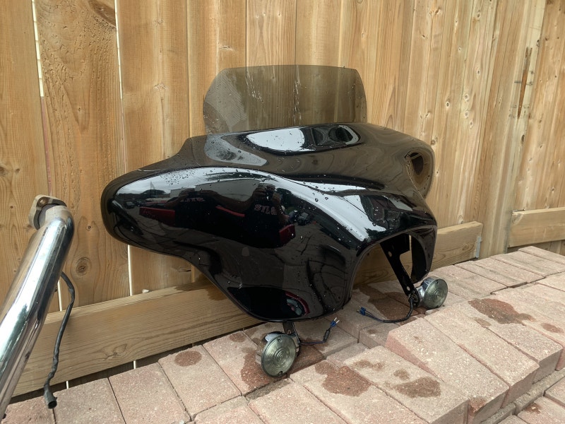 Harley Davidson Batwing Fairing Softail Dyna Road King Motorcycle