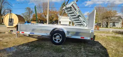 2025 Bearco 80” x 12’ Aluminum Utility Trailer - Single Axle - Heavy-Duty & Lightweight! Price: $4,4...