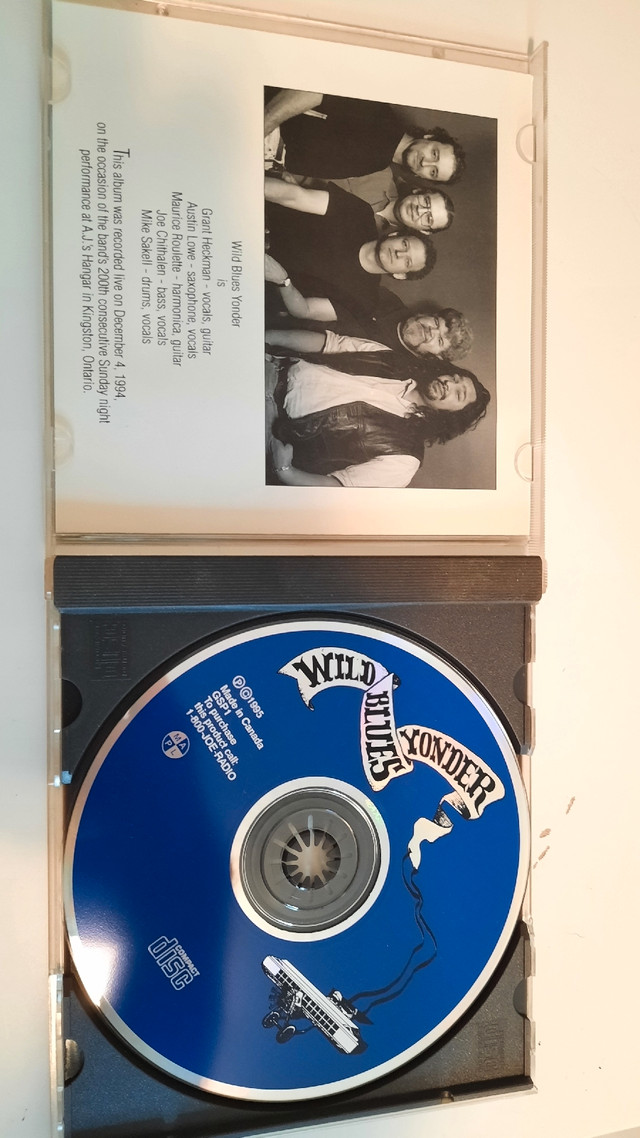 CD: WILD BLUES YONDER - Live at AJ's Hangar Kingston Dec 1994 in CDs, DVDs & Blu-ray in Kingston - Image 4