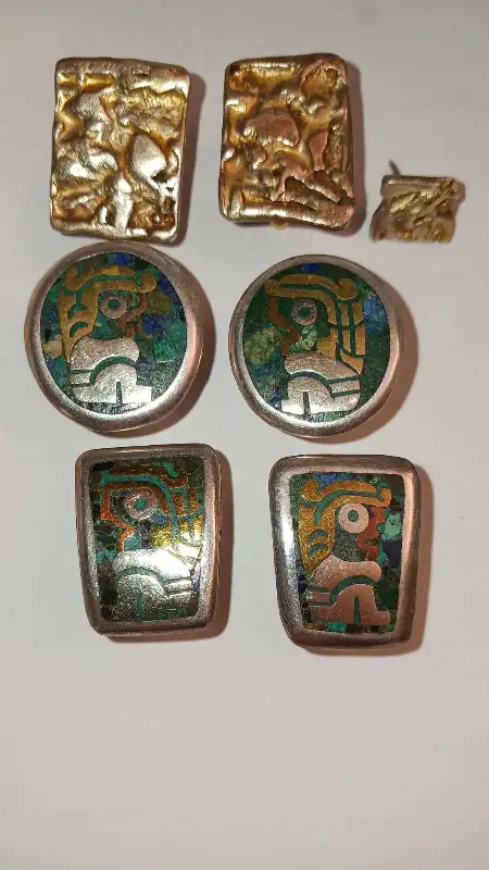 Genuine Mexican silver cufflinks $20 each in Jewellery & Watches in Downtown-West End - Image 6