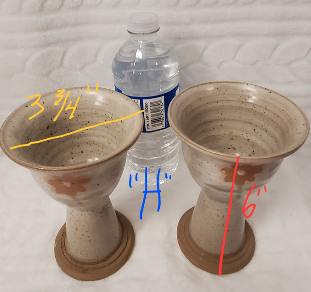 Pottery and/or Stone Glasses, $15 each pic, Hold W e-transfer dans Autre  à Ottawa - Image 4