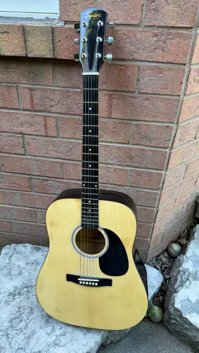 Vintage FENDER Squier Acoustic Guitar , View more