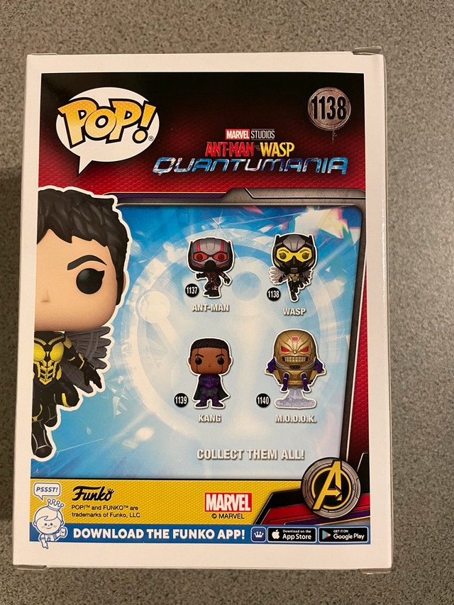 Rare CHASE Funko POP Ant-Man and the Wasp #1138 Chase Bobblehead in Toys & Games in Markham / York Region - Image 4