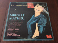 Lot de 5 disques vinyle de «Mireille Mathieu», années 70’