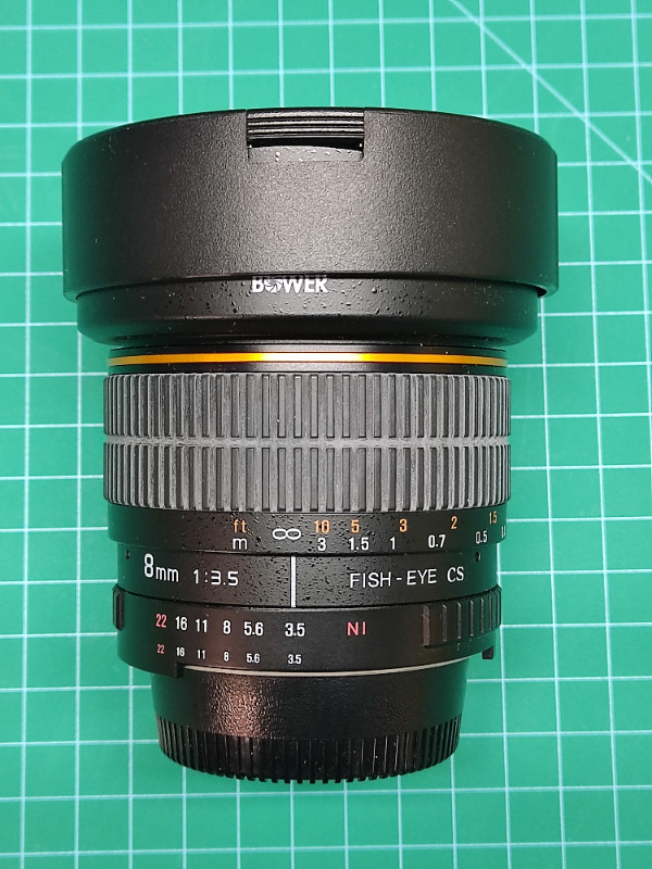 Bower 8mm f3.5 Fish-Eye lens pour Nikon dans Appareils photo et caméras  à Ouest de l’Île