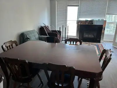 wood dining table, View more