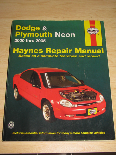Dodge & Plymouth Neon (2000-2005) Haynes Repair Manual 2000 - 2005 Dodge / Plymouth Neon Sub model :...