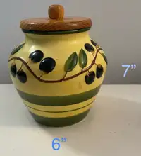 Yellow cookie jar