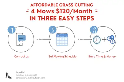 MowAid – Affordable Lawn Care for Your Home! Keep your lawn neat and tidy with MowAid's reliable, pr...