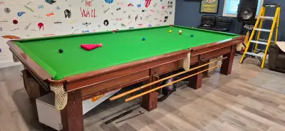 Antique snooker table, View more