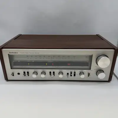 Technics SA-505 Vintage Stereo Receiver AM/FM Wood Case Japan, View more