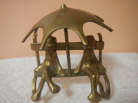 Vintage Brass Frogs Figurines  India