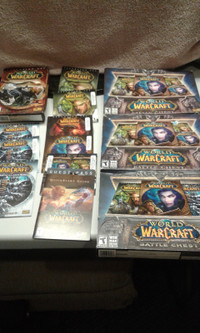 Retro PC Games "WORLD OF WARCRAFT" Battle Chests and Add-Ons
