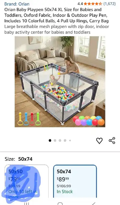 Baby Playpen Brand new , View more