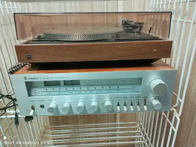 Dual 506 Turntable and Sherwood S-7650 Receiver, View more