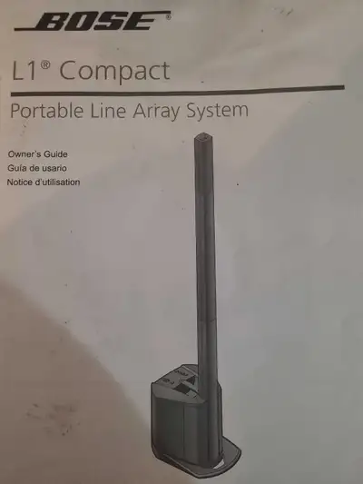 Bose L1 compact like new, View more