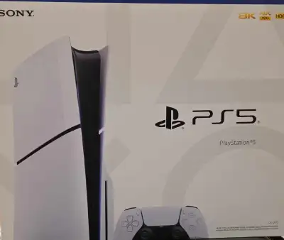 New and in box. Comes with one white controller and the necessary cables.