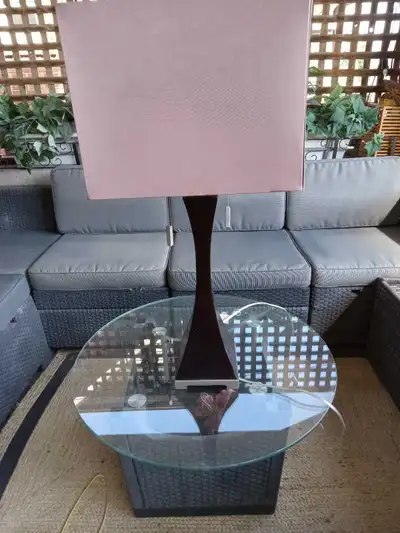 32" Lamp with shade, View more