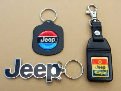 FOR SALE: - Various Jeep Keychains - Materials: Plastic and Metal - Asking Price: $5 Each - Contact...