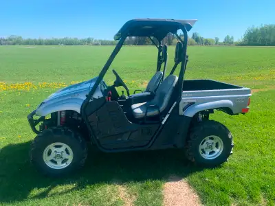 We have upgraded to a newer side by side. Low kilometres Full cargo box rollbar available Gently use...