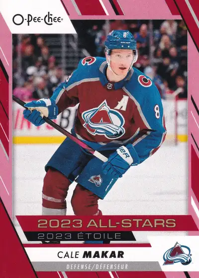 2023-24 OPC RED BORDER # 525 CALE MAKAR COLORADO
