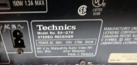 Technics SA-G76 Stereo Receiver (110 Watts)