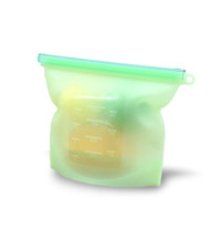 Reusable Large Silicone Food Preservation Storage / Ziplock Bags