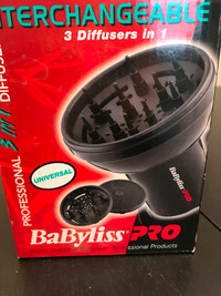 NEW Babyliss Professional 3 in 1 Diffuser