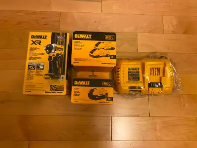 - New Dewalt (DCF860B) 20V MAX XR brushless cordless 3-speed 1/4” impact driver $150. - New Dewalt 2...