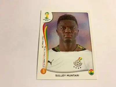 2014 Panini FIFA World Cup Stickers Brazil S. MUNTARI #536 GHANA, View more