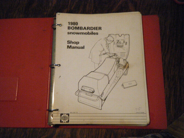 Bombardier Snowmobiles Shop Manual 1980 in Other in Oakville / Halton Region