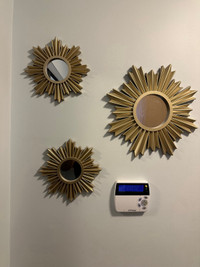 Decorative mirrors - set of 3
